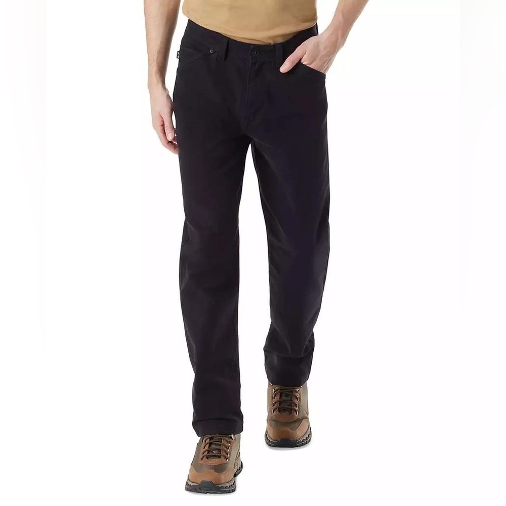 Bass Outdoor Slim Straight Stretch Twill Mens Black Pants Sz 38
